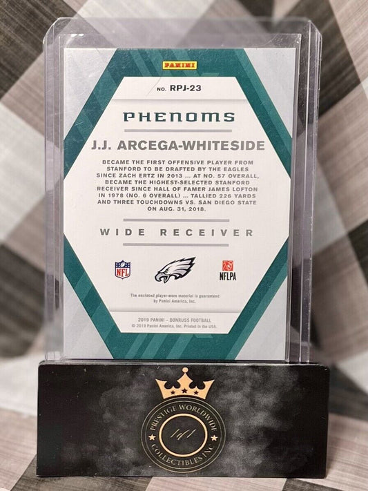 JJ Arcega-Whiteside 2019 Panini Donruss Red Rookie Phenoms RC Jersey #RPJ-23 PHI