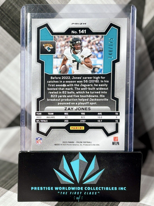 Zay Jones 2023 Prizm Green Hyper /175 #141 Jacksonville Jaguars SP