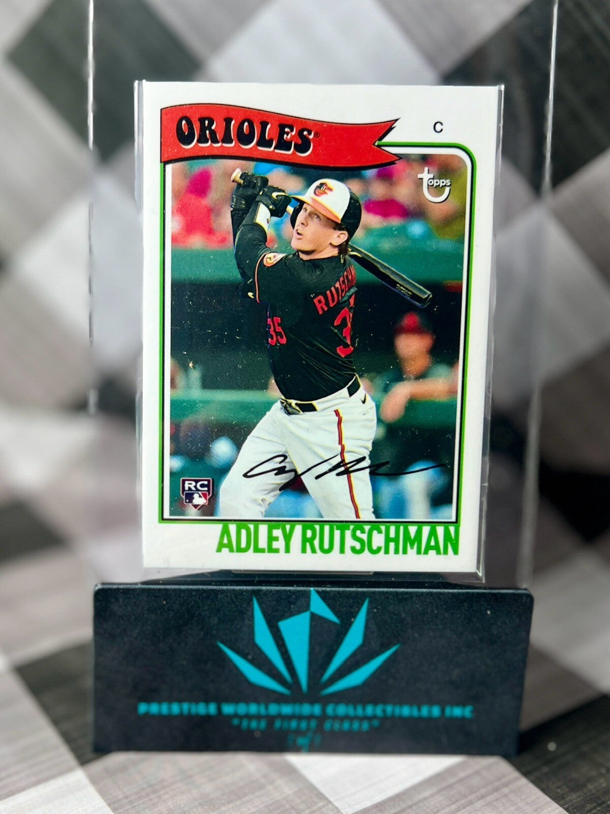 Adley Rutchsman 2023 Topps Brooklyn Collection Rookie #35 Baltimore Orioles SP