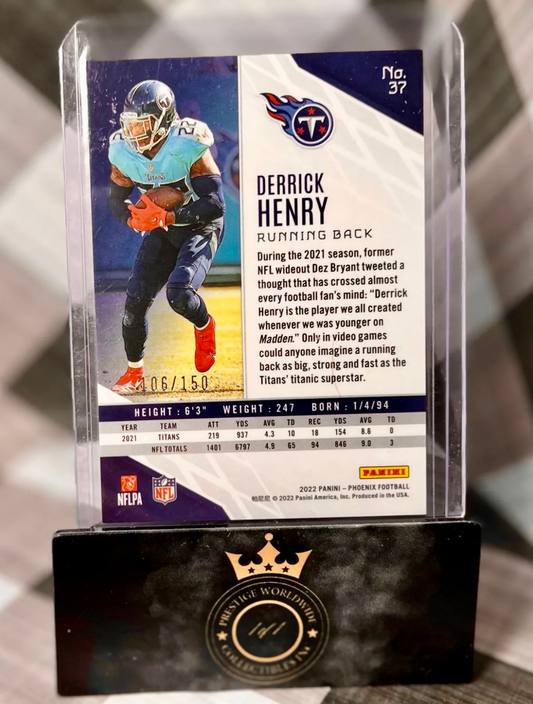 Derrick Henry 2022 Phoenix Teal /150 #37 - TEN Titans