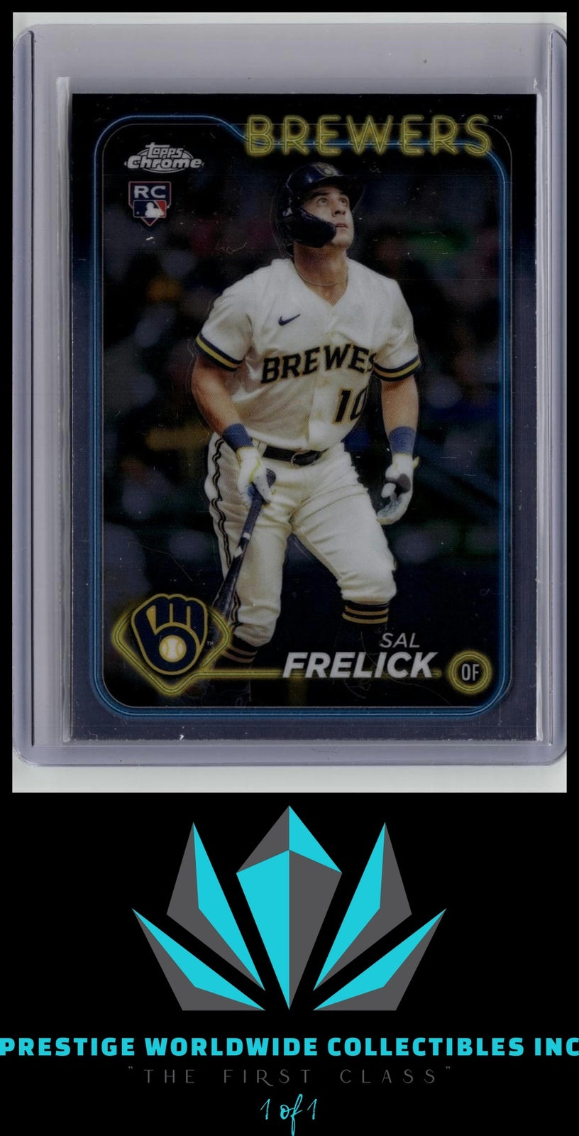 Sal Frelick 2024 Topps Chrome Rookie #39 Milwaukee Brewers Rookie