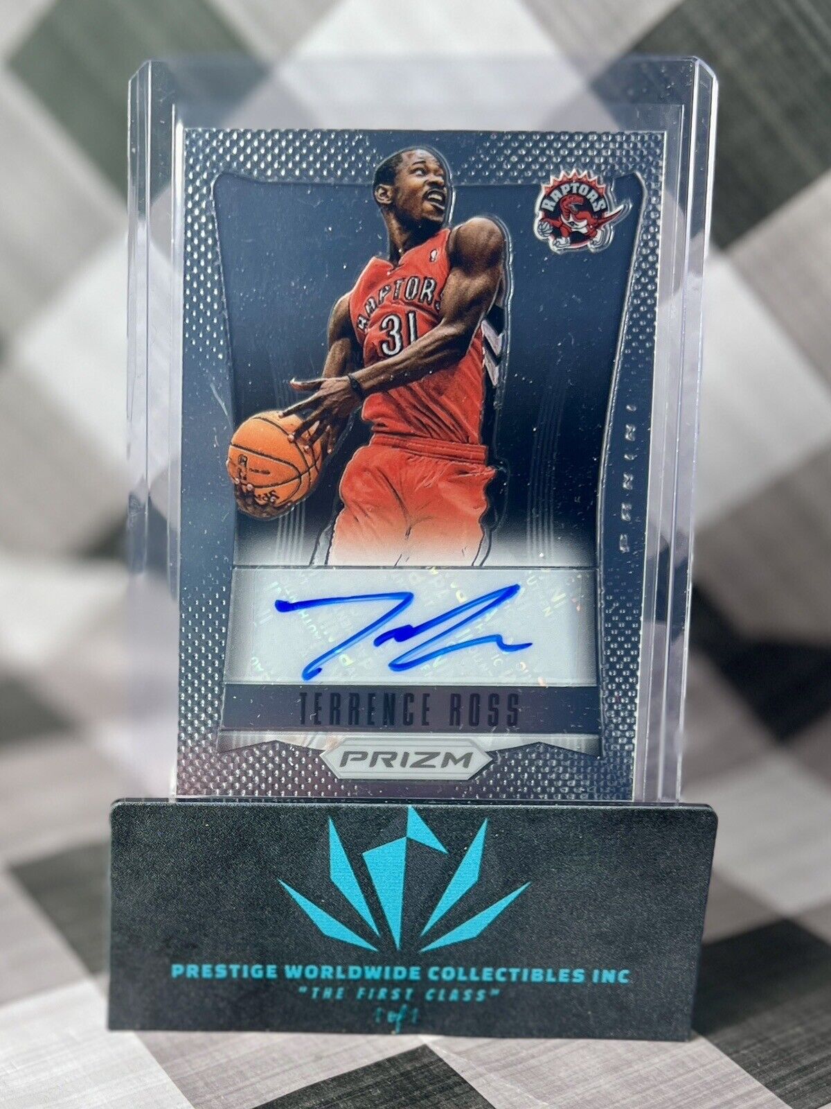 Terrence Ross 2012-13 Panini Prizm 1st Year Rookie Auto #20 Toronto Raptors RC