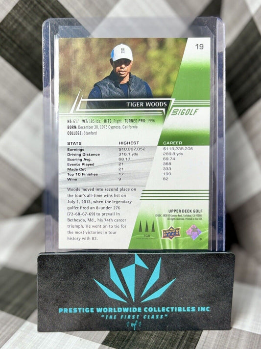 Tiger Woods 2024 Upper Deck Golf Base #19 PGA Tour