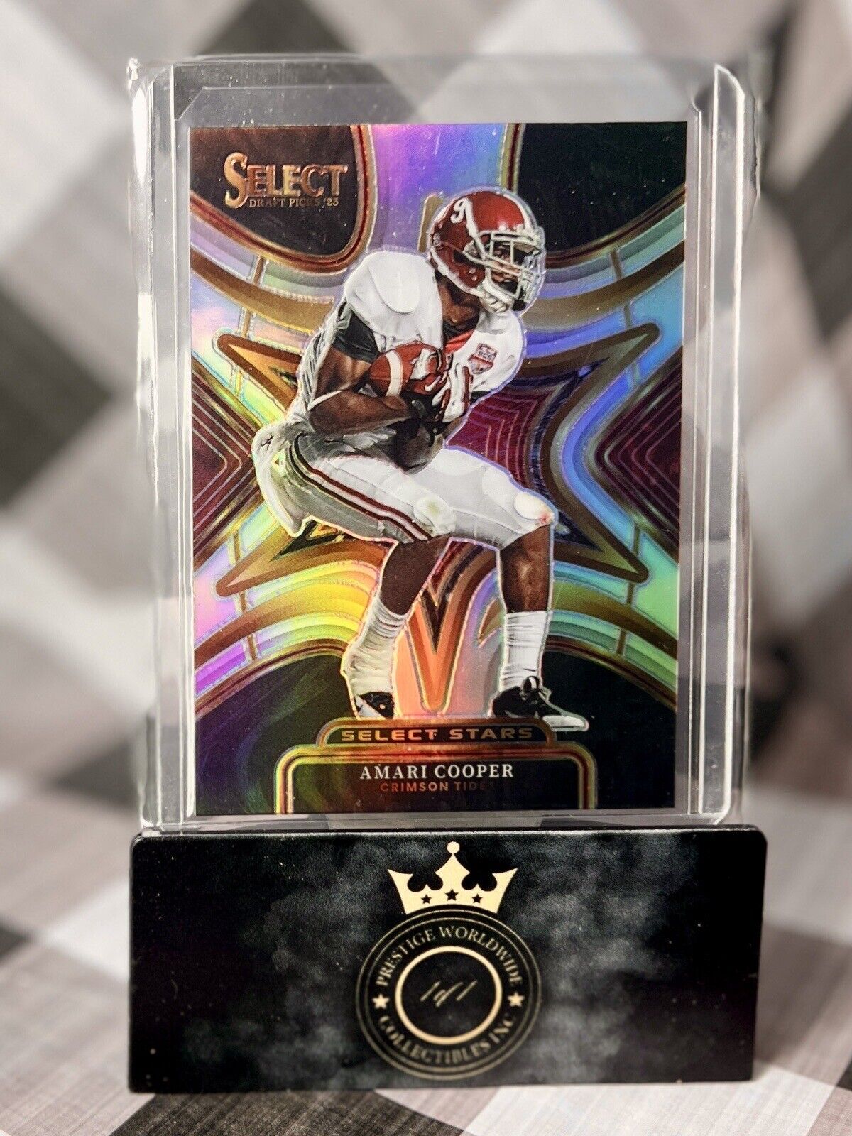 Amari Cooper 2023 Panini Select Draft Picks Select Stars Silver #SSAC Bama & CLE