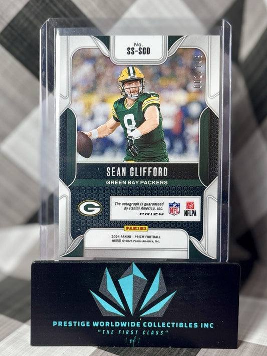 Sean Clifford 2024 Prizm Sensational Signatures Auto /149 #SS-SCD GB Packers