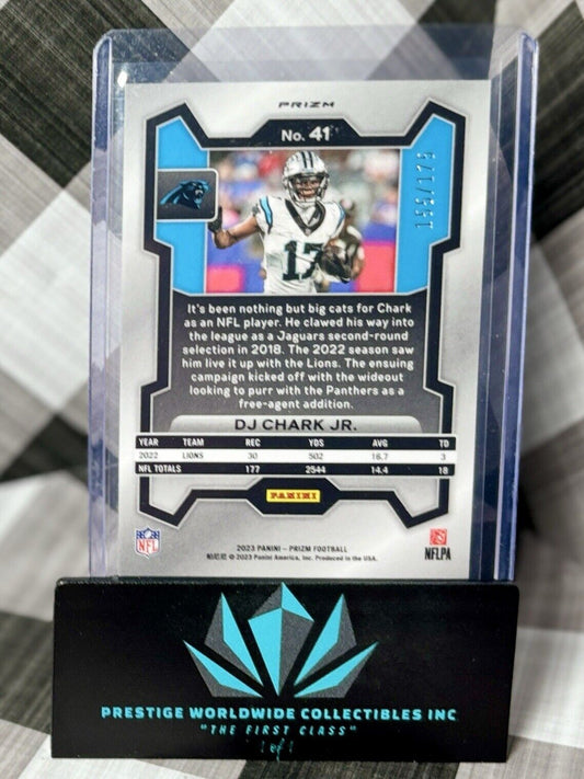 DJ Chark Jr. 2023 Prizm Green Hyper /175 #41 Carolina Panthers SP