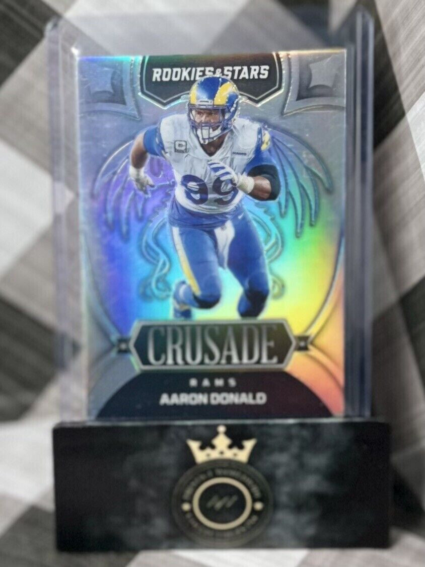 Aaron Donald 2022 Panini Rookies & Stars Crusade Silver Prizm #CR-10 LA Rams SP
