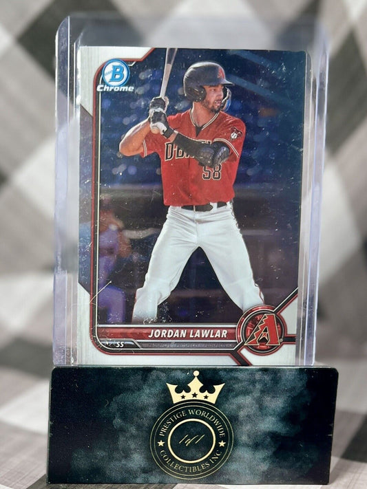 Jordan Lawlar 2022 Bowman Draft Chrome Prospects #BDC-78 AZ Diamondbacks