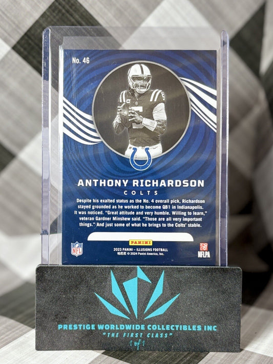 Anthony Richardson 2023 Panini Illusions Base Rookie #46 Indianapolis Colts RC