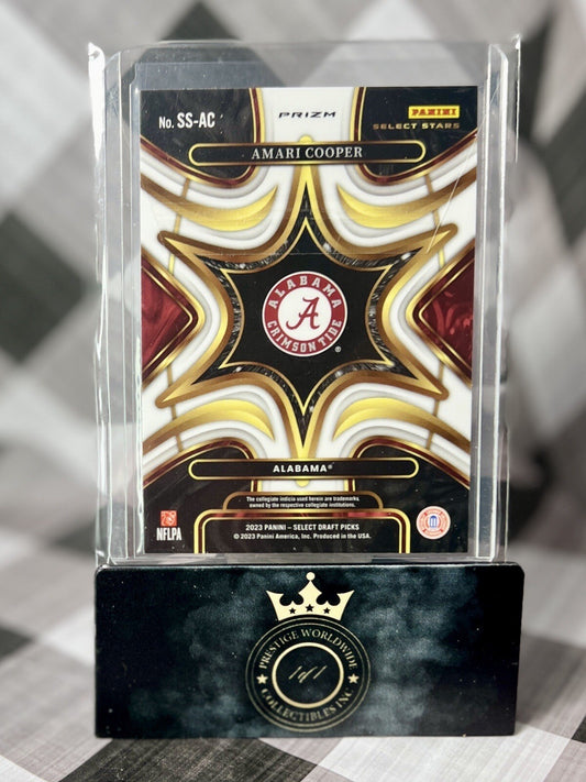 Amari Cooper 2023 Panini Select Draft Picks Select Stars Silver #SSAC Bama & CLE