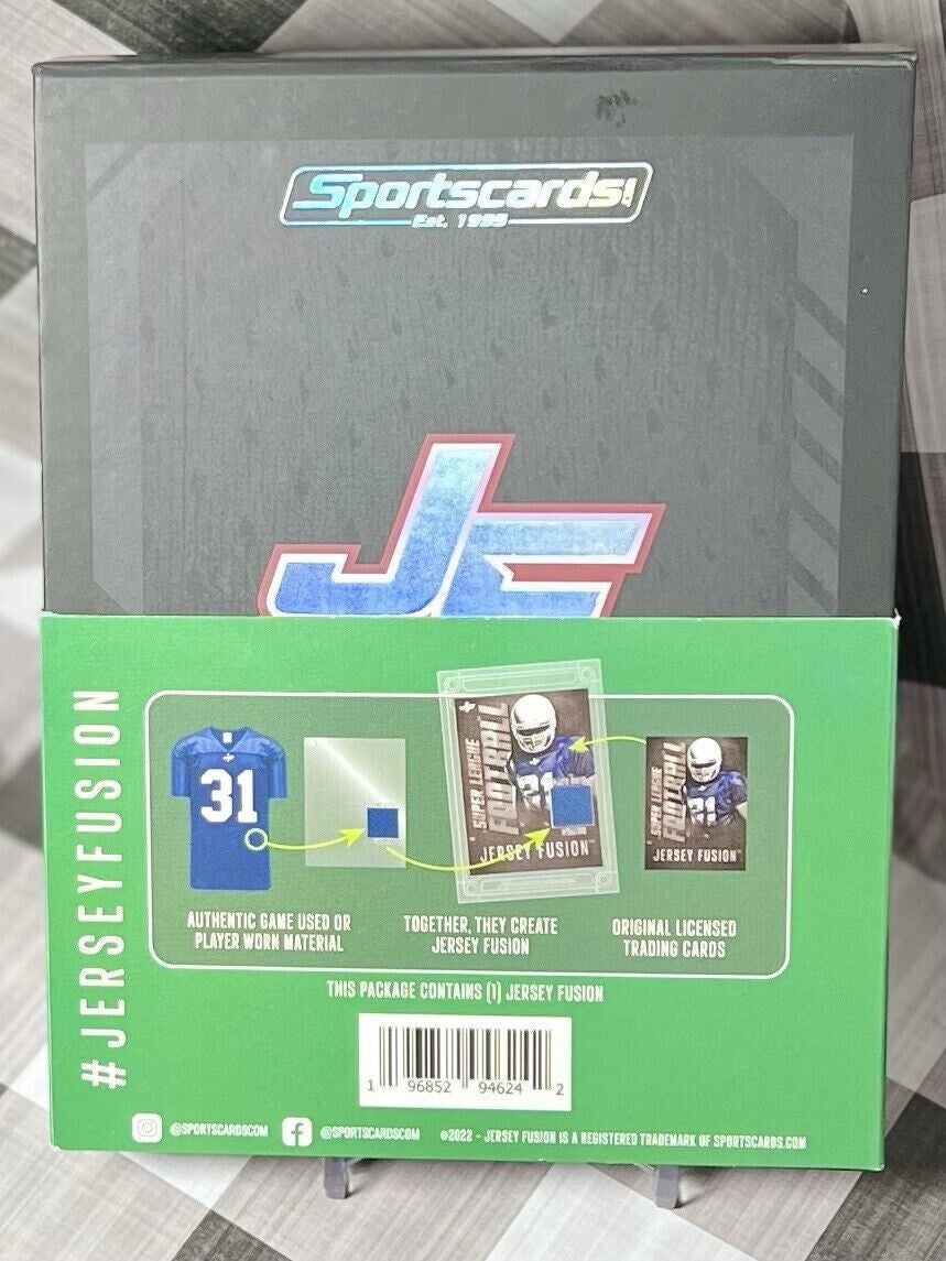 Josh Allen 2022 Jersey Fusion Legacy Game Used Swatch from 2018 - Buffalo Bills