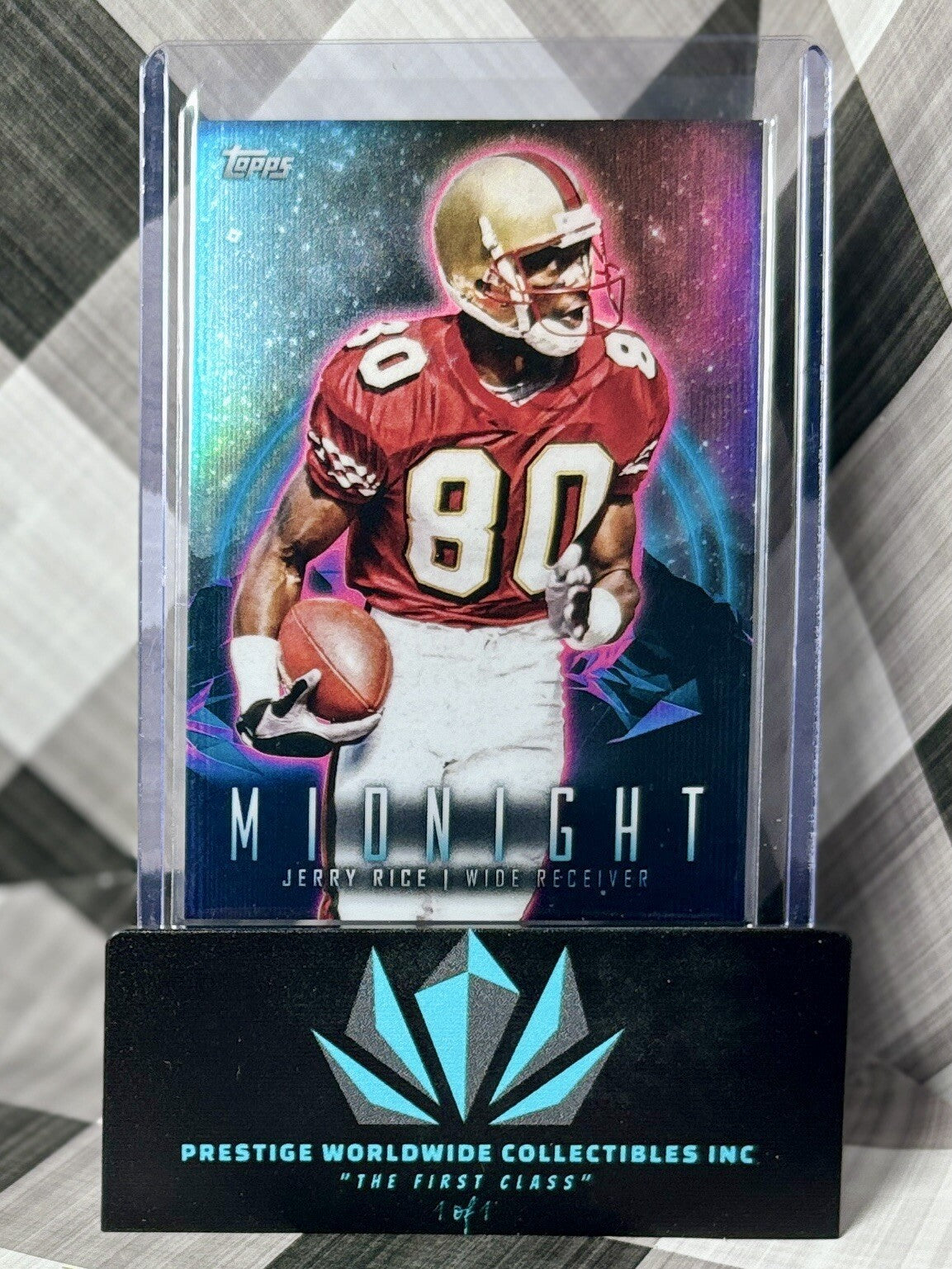 Jerry Rice 2023 Topps Composite Midnight Refractor #346 San Francisco 49ers