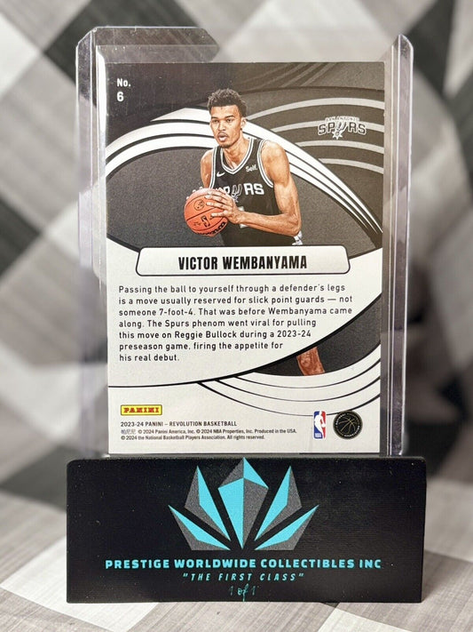 Victor Wembanyama 2023-24 Panini Revolution Rookie Supernova #6 SA Spurs RC
