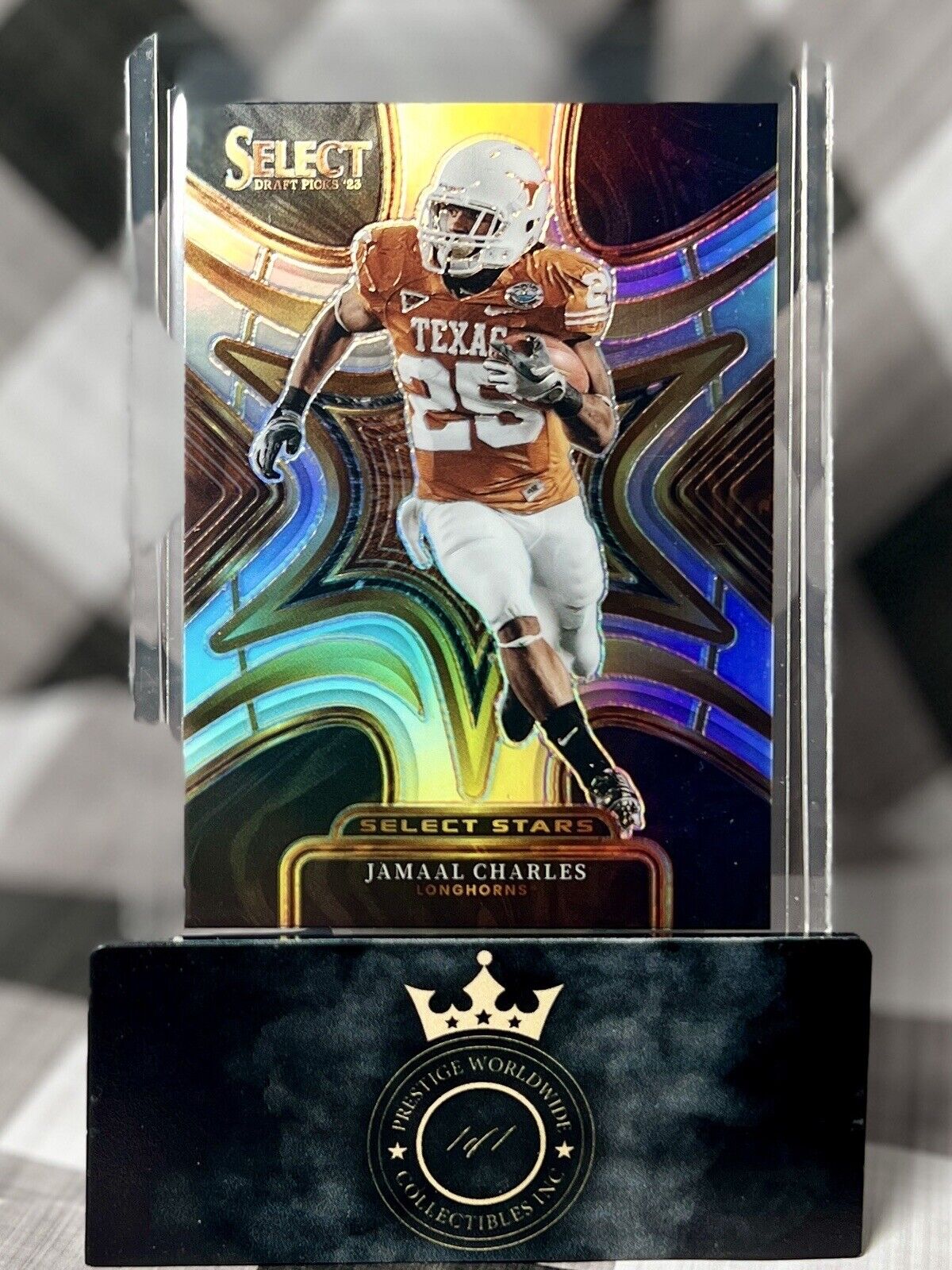 Jamaal Charles 2023 Panini Select Draft Picks Select Stars Silver #SS-JC Chiefs