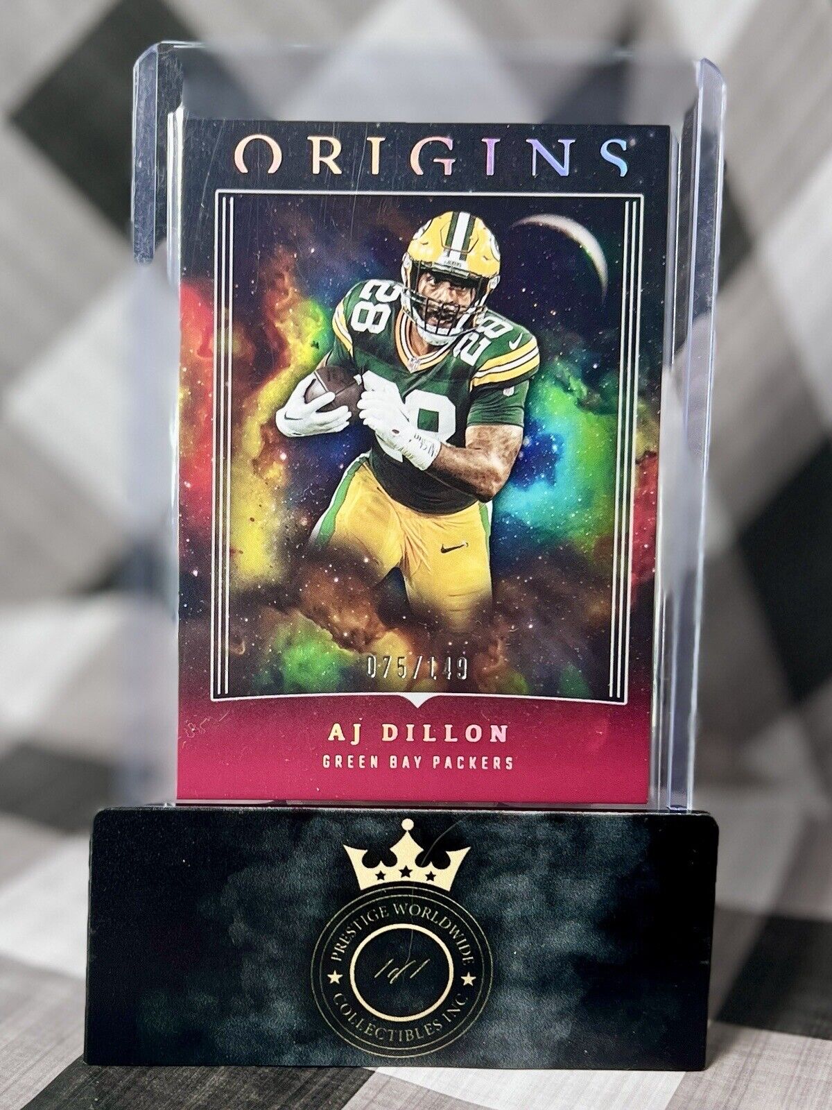AJ Dillon 2023 Panini Origins Red /149 #39 Green Bay Packers SP