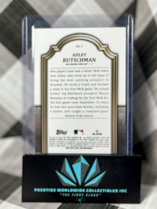 Adley Rutschman 2023 Bowman Platinum Purple Renowned Rookies /250 #RR-3 Orioles