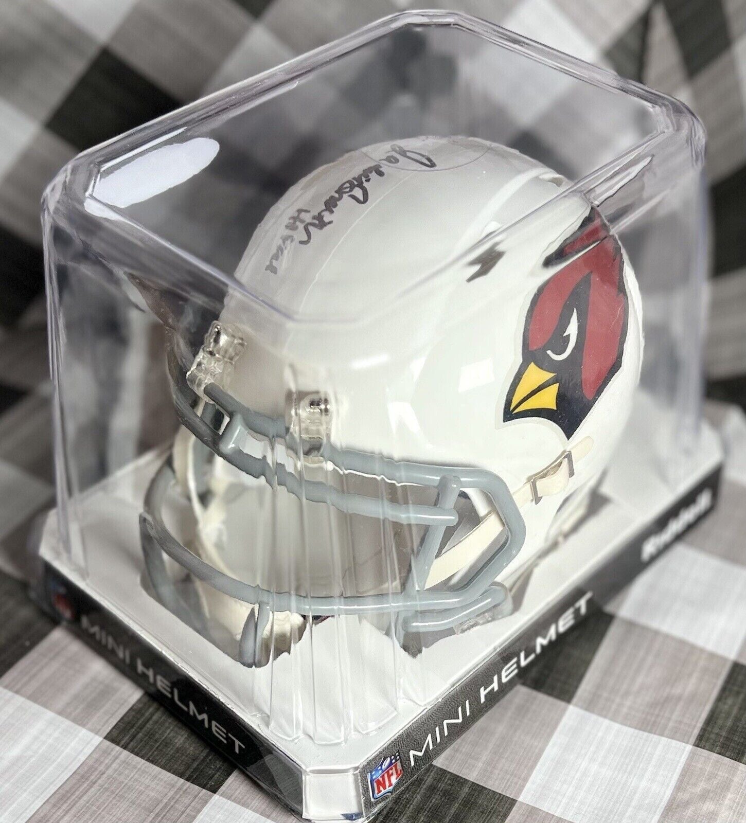 Jackie Smith HOF '94 Speed Mini-Helmet by Riddell - Arizona Cardinals HOF