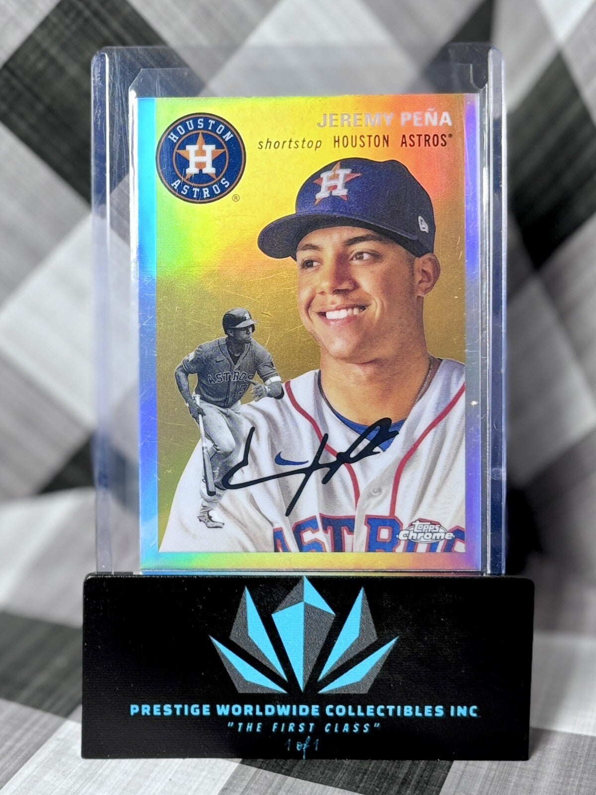 Jeremy Pena 2023 Topps Chrome Platinum Refractor #243 Houston Astros