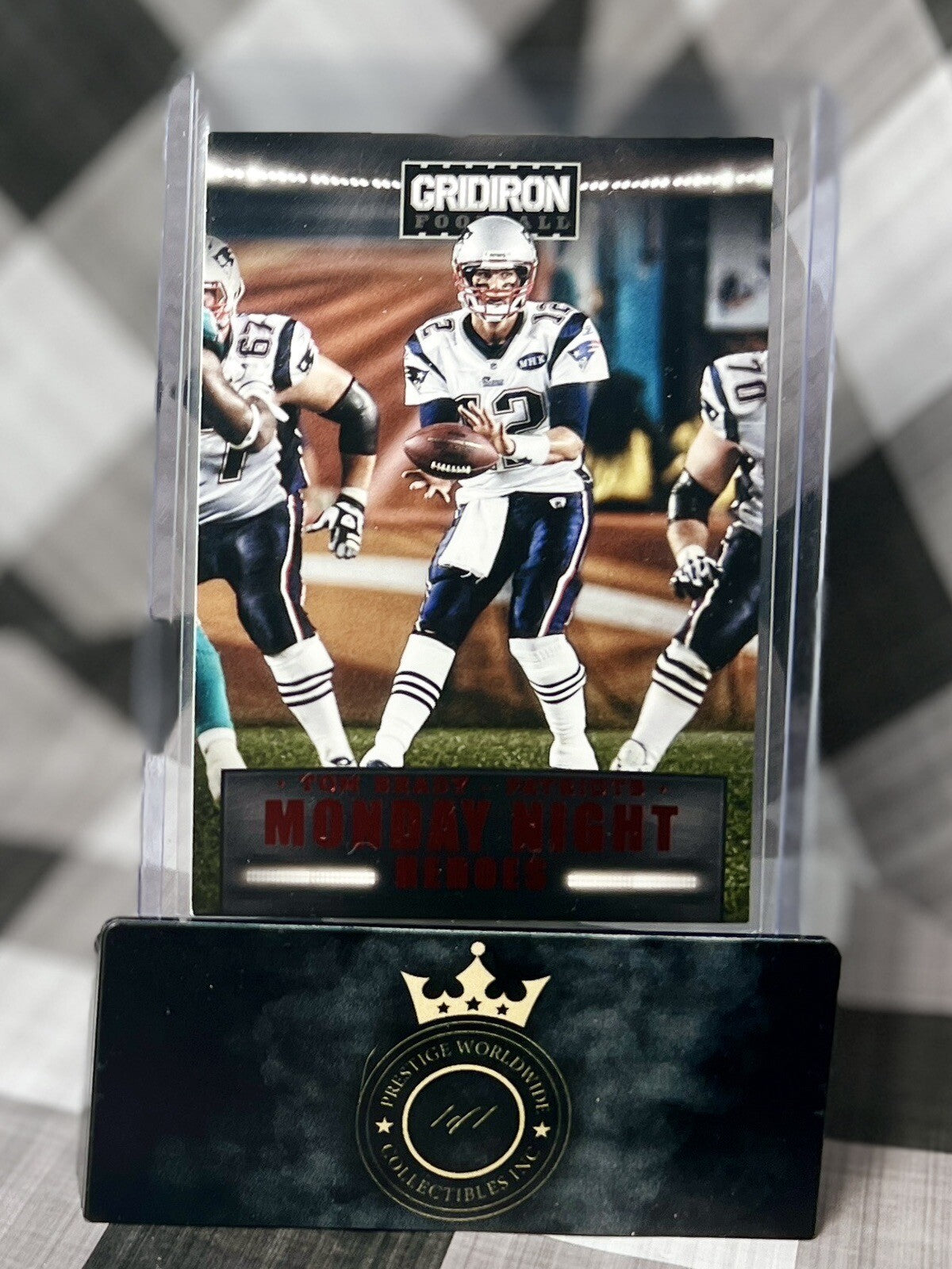 Tom Brady 2012 Gridiron Monday Night Heroes Red #2 New England Patriots SP