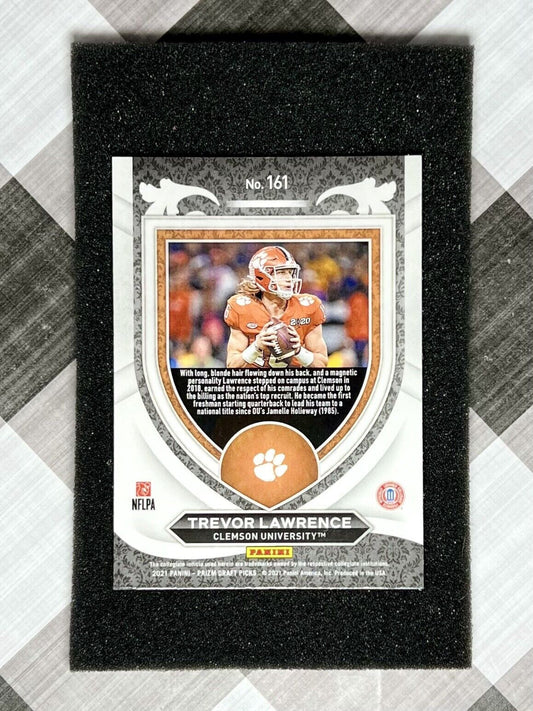 Trevor Lawrence 2021 Prizm Draft Picks Crusade Rookie #161 🔥 Jaguars Clemson RC