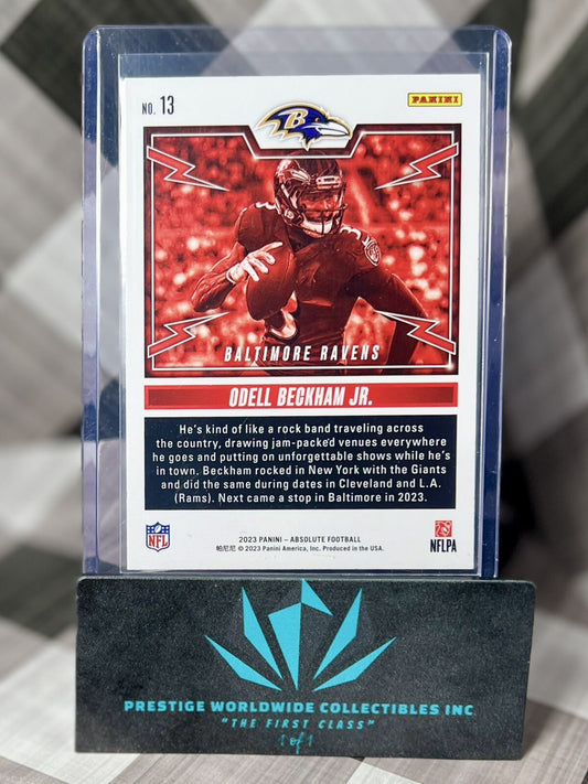 Odell Beckham Jr. 2023 Panini Absolute Football Rock Out #13 Baltimore Ravens