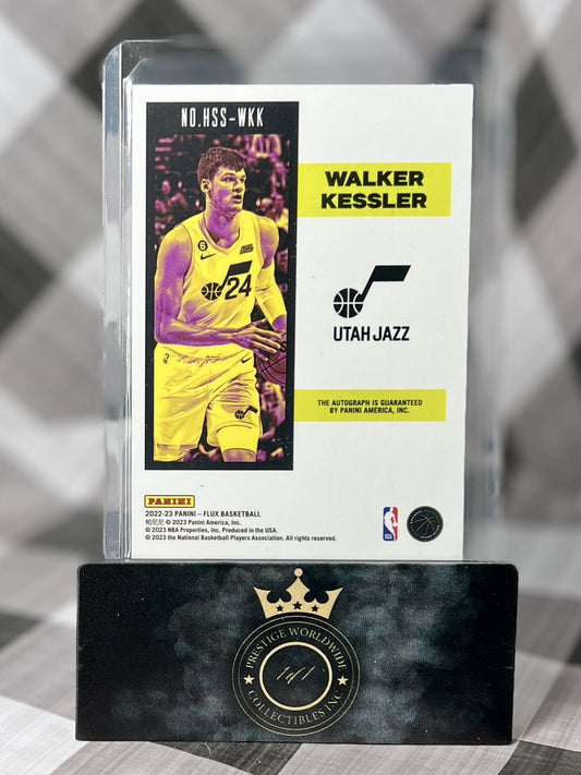 Walker Kessler 2022-23 Flux Hot Stock Signatures Auto Rookie #HSS-WKK Jazz RC