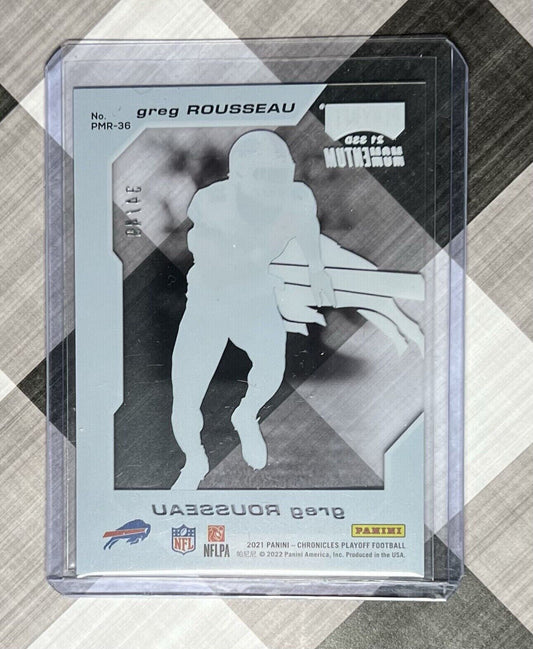 2021 Chronicles Playoff Momentum Rookies Red Rhamondre Stevenson #PMR-29 RC /199