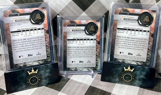 Alek Thomas 2022 Topps Gold Label Class 1, 2 & 3 Rookie #89 AZ Diamondbacks x3