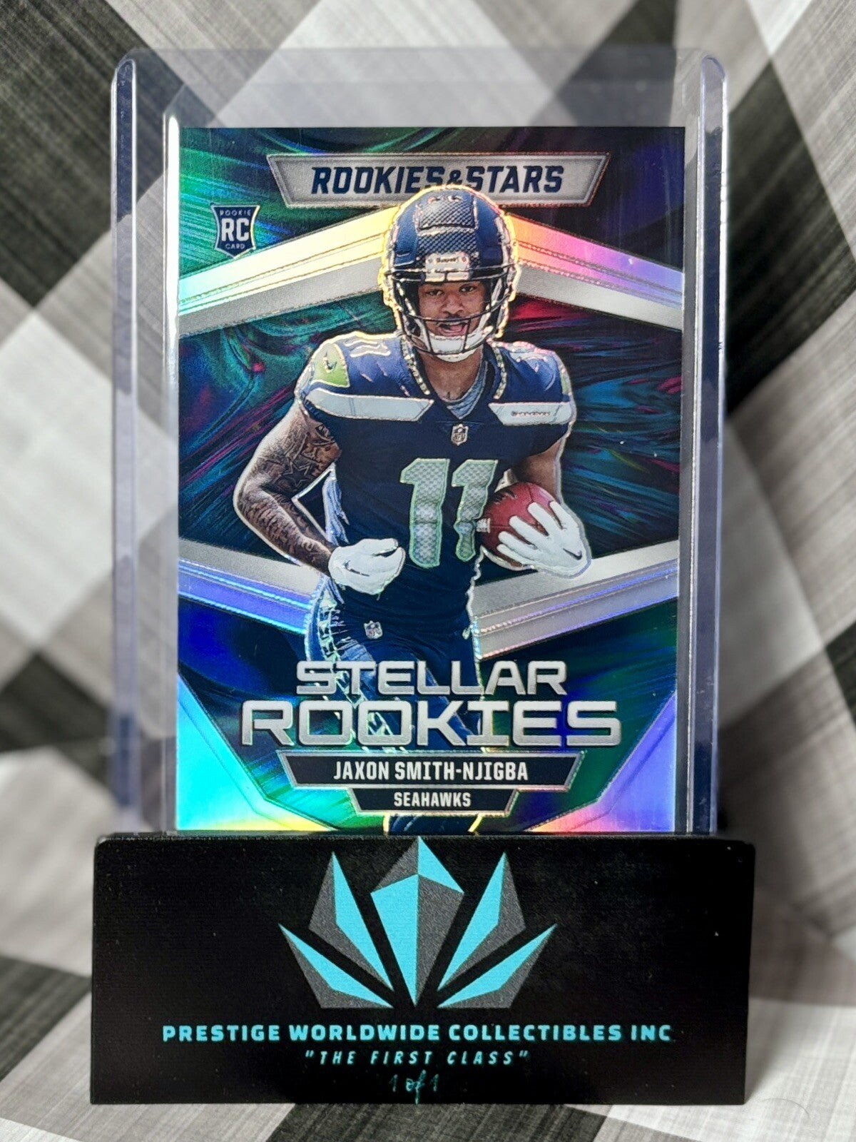 Jaxon Smith-Njigba 2023 Rookies & Stars Stellar Rookies Longevity #SR-9 Seahawks