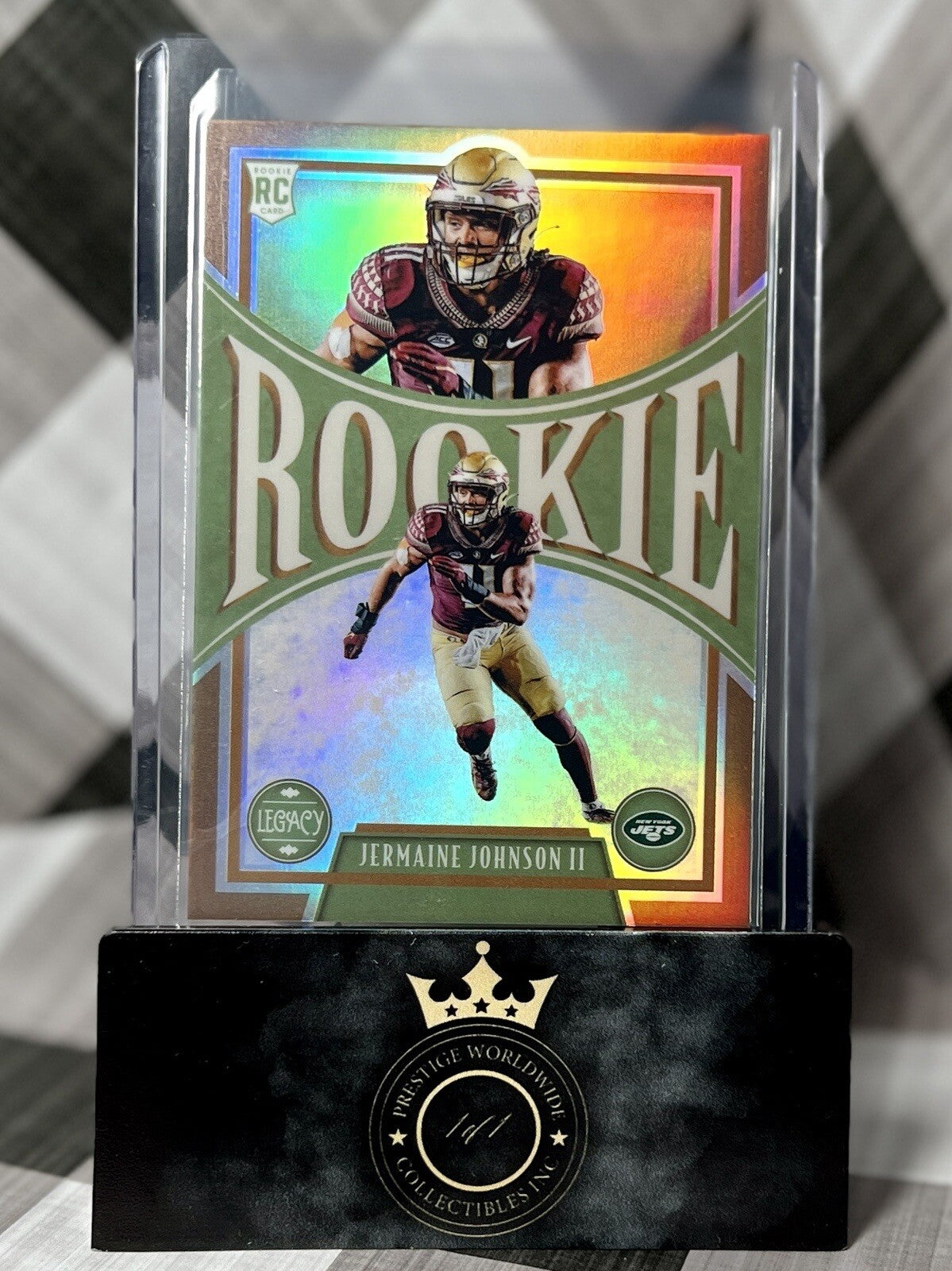 Jermaine Johnson II 2022 Legacy Rookie Bronze Refractor /100 #188 NY Jets SP RC