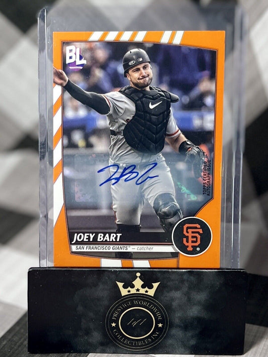 Joey Bart 2023 Topps Big League Orange Auto #160 San Francisco Giants