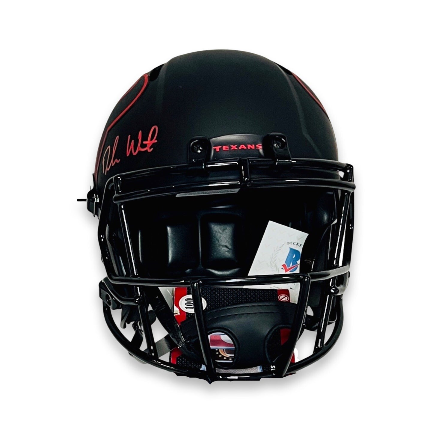 Deshaun Watson Signed Houston Texans Riddell Full Size Helmet (Beckett)