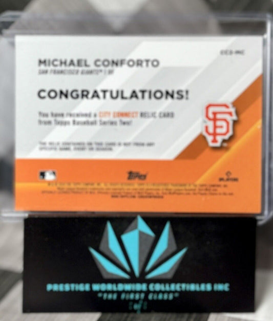 Michael Conforto 2024 Topps Series 2 City Connect Jersey Patch #CC2-MC SF Giants