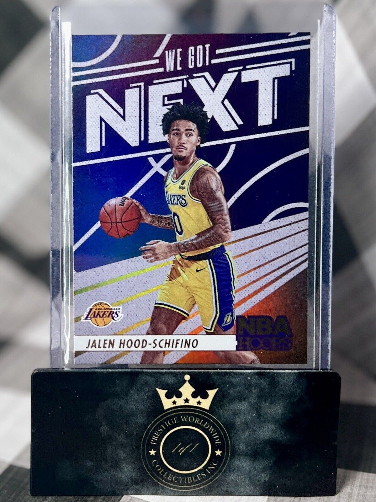 Jalen Hood-Schifino 2023-24 Panini NBA Hoops We Got Next Rookie #23 LA Lakers RC