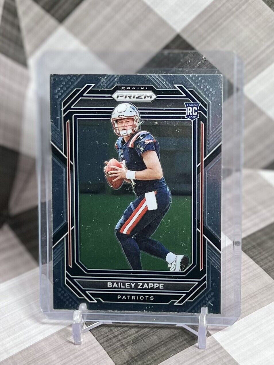Bailey Zappe 2022 Panini Prizm Rookie Base #305 - New England Patriots RC