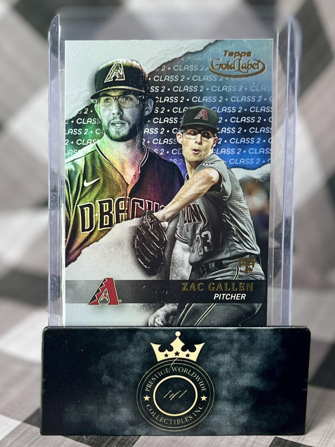 Zac Gallen 2020 Topps Gold Label Class 2 Rookie Black #77 AZ Diamondbacks RC