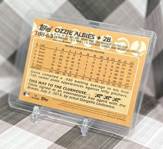 Ozzie Albies 2023 Topps Series 1 1988 35th Anniversary #T88-63 - Atlanta Braves