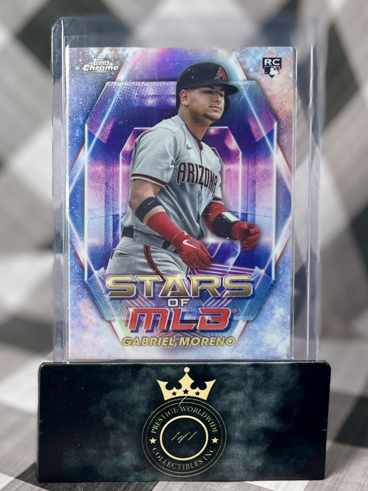 Gabriel Moreno 2023 Topps Chrome Stars of the MLB #SMLBC-57 AZ D'Backs WS RC