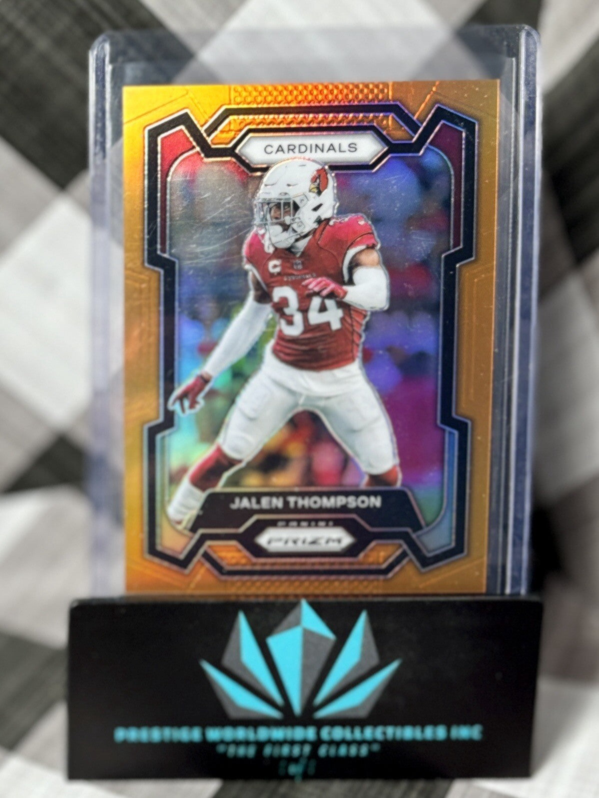 Jalen Thompson 2023 Panini Prizm Orange Prizm /249 #8 Arizona Cardinals