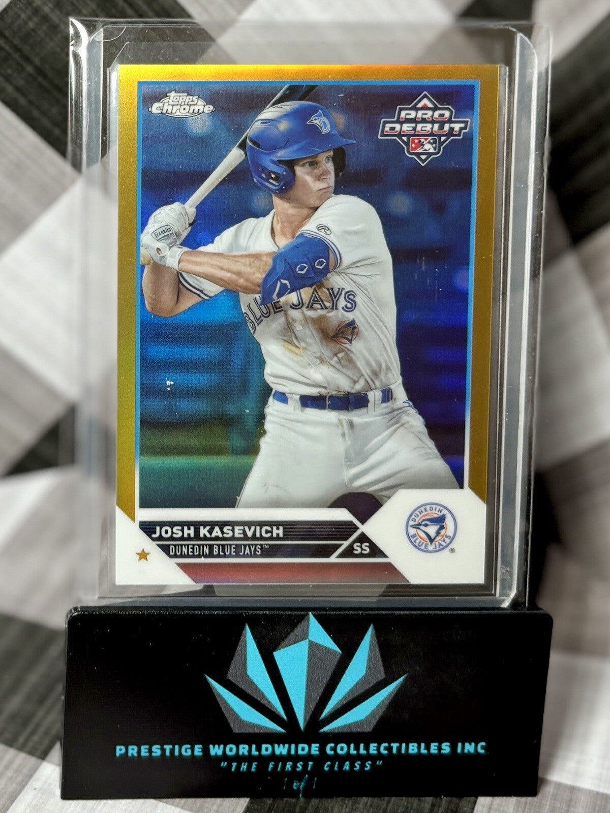 Josh Kasevich 2023 Topps Pro Debut Gold Foil /50 #PD-154 Toronto Blue Jays RC
