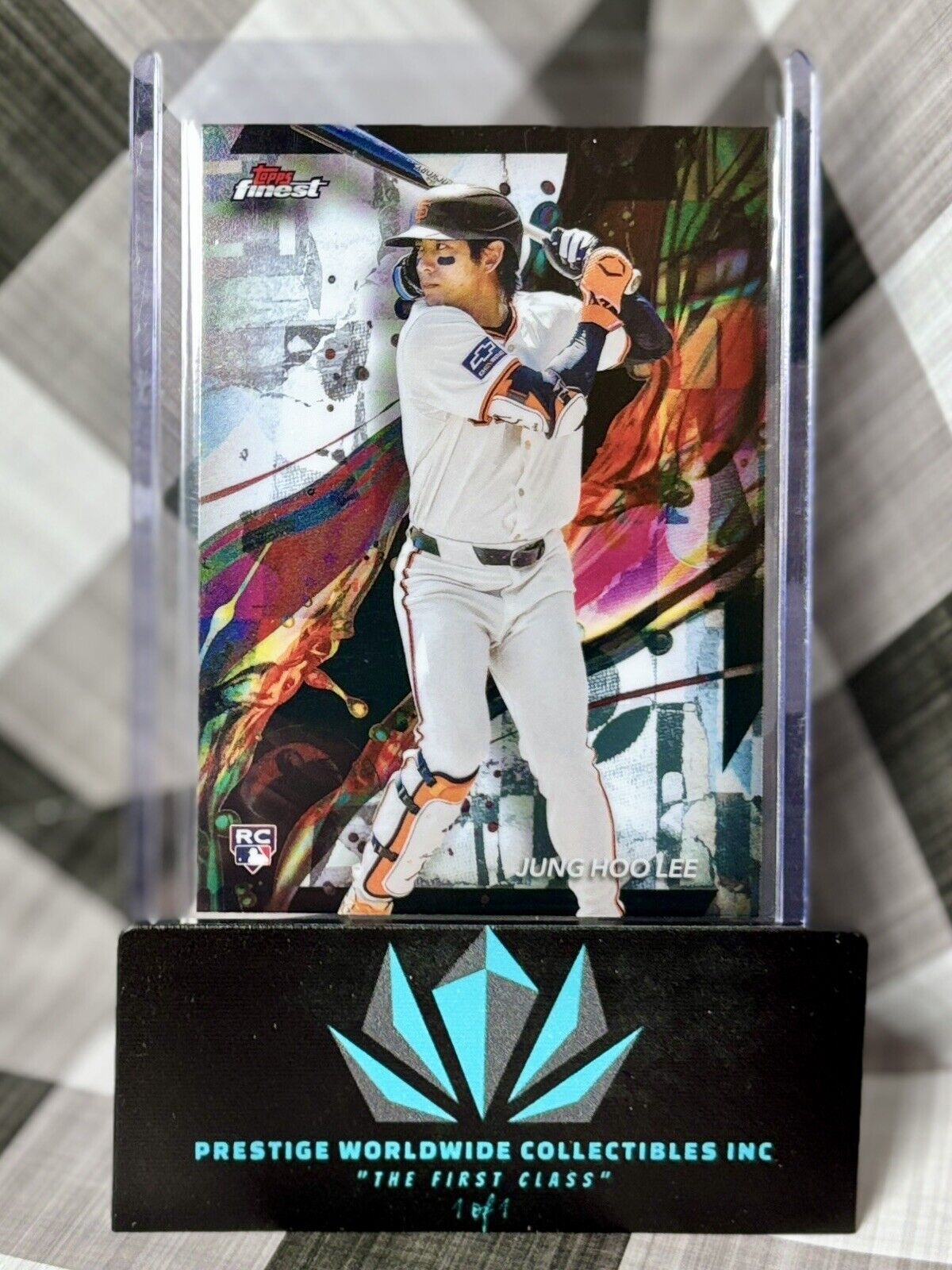 Jung Hoo Lee 2024 Topps Finest Rookie Common #44 San Francisco Giants RC