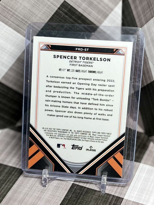 Spencer Torkelson 2022 Topps Finest Finest Rookies Variation #FRD-ST - Tigers RC