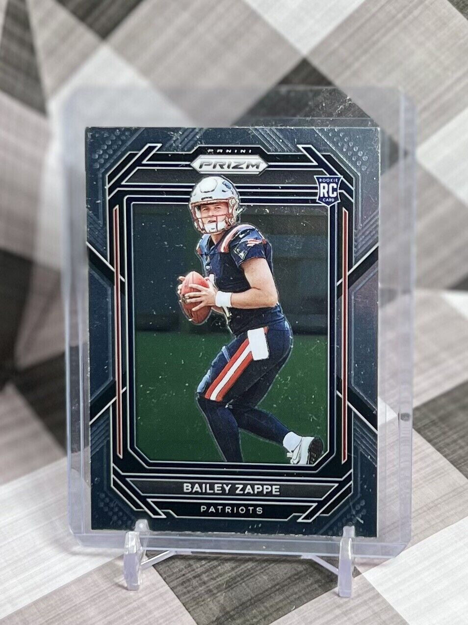 🔥Bailey Zappe 2022 Panini Prizm Rookie Base #305 - New England Patriots RC 📈🔥