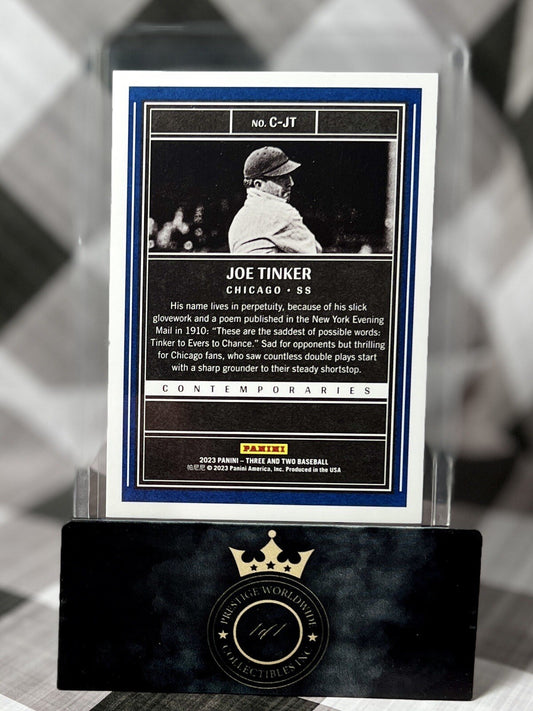 JOE TINKER 2023 Panini Three and Two Contemporaries /150 #C-JT Chicago Cubs Reds
