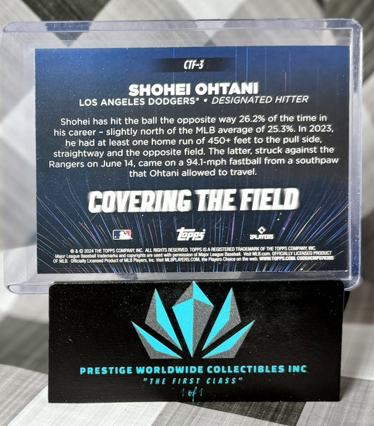 Shohei Ohtani 2024 Topps Series 2 Covering the Field #CTF-3 Los Angeles Dodgers