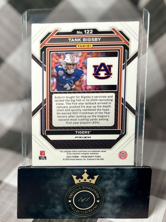 Tank Bigsby 2023 Panini Prizm Draft Picks RC Silver Prizm #122 Jaguars & Auburn