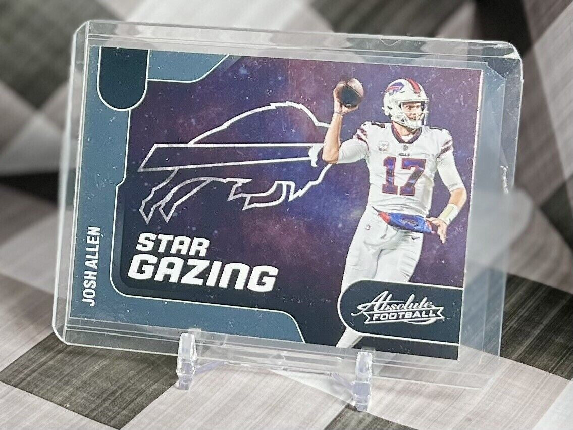 JOSH ALLEN 2022 Absolute Star Gazing Insert #SG-1  - Buffalo Bills & Wyoming QB