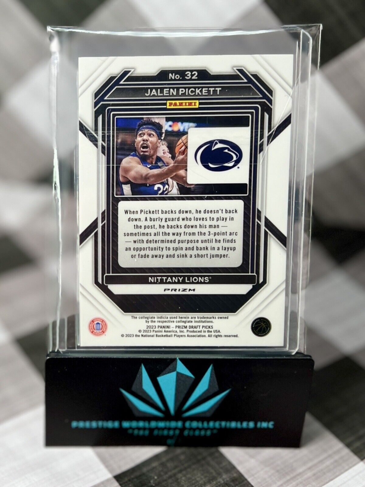 Jalen Pickett 2023 Prizm Draft Picks Rookie Red Cracked Ice #32 DEN Nuggets RC
