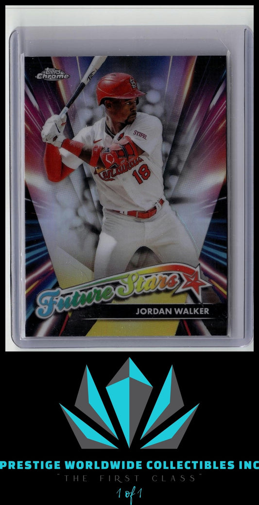Jordan Walker 2024 Topps Chrome Future Stars #FS-6 St Louis Cardinals