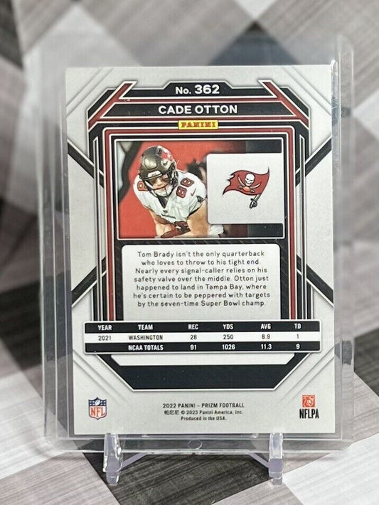2022 Panini Prizm Cade Otton Rookie Base #362 - Tampa Bay Buccaneers RC